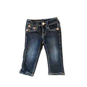 True Religion Blue Jeans Classic Distressed Style